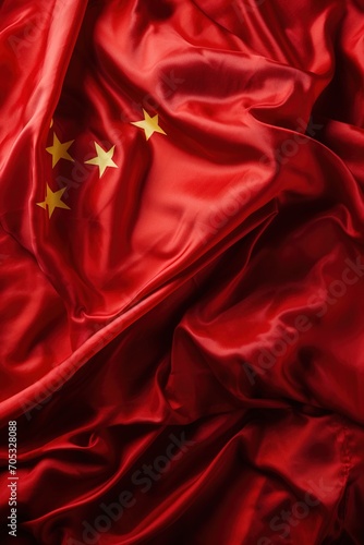 Red Chinese flag with five gold stars