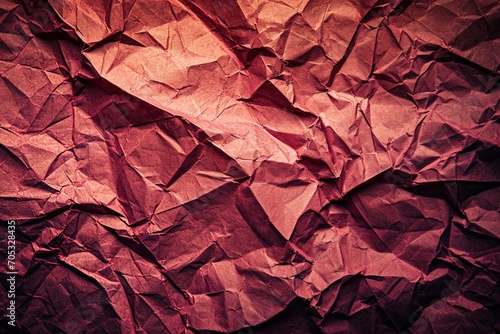 Wallpaper Mural Red recycled paper crumpled texture background Torontodigital.ca