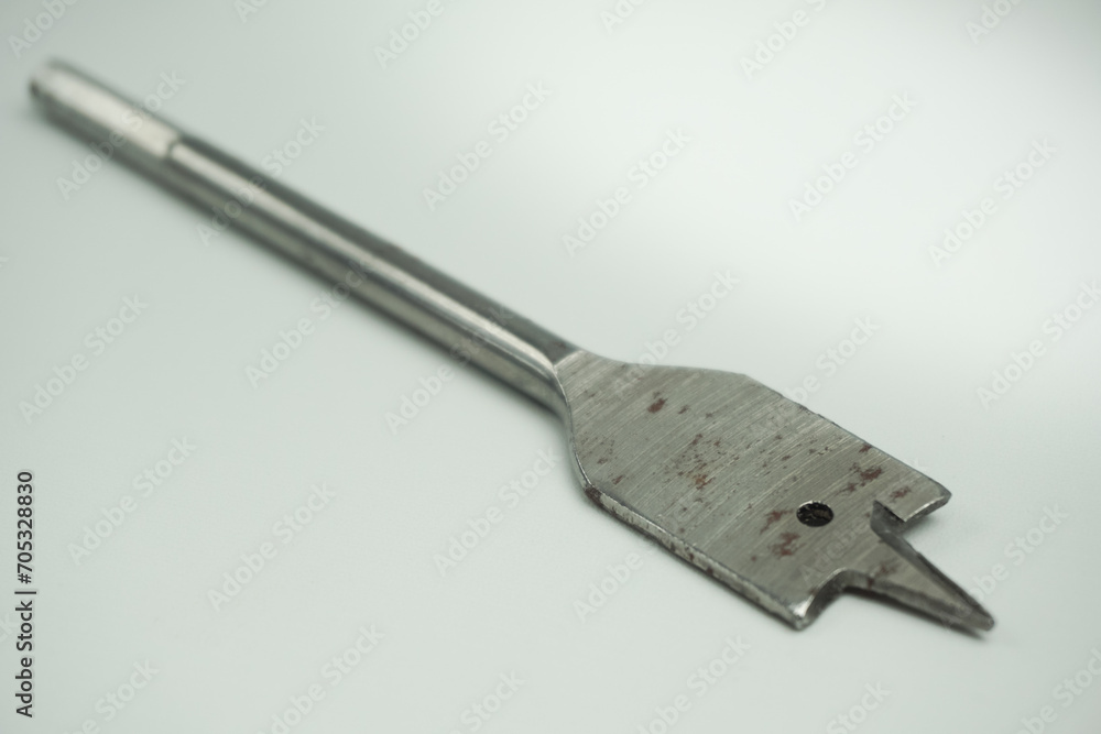Obraz premium flat wood drill bit. flat drill bit. flat fan drill bit