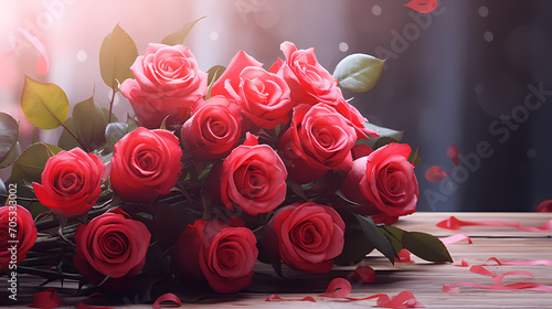 Holiday party background, New Year, birthday, celebration, Christmas background with blank copy space