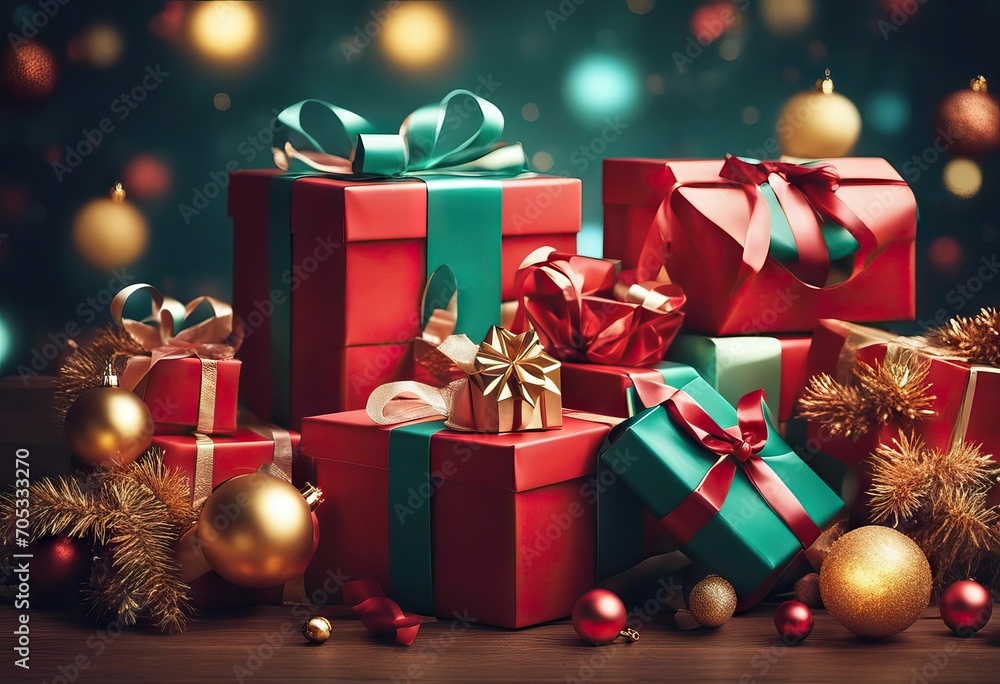 Christmas holiday background with colorful gift boxes and garland Vector stock illustrationChristmas Backgrounds Winter Snow Christmas holiday background with colorful gift boxes and garland Vector stock illustrationChristmas Backgrounds Winter Snow