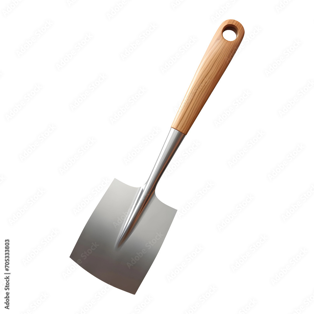 STEEL_SHOVEL isolated on white and transparent background