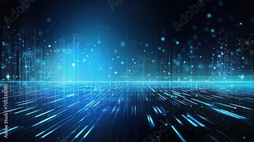 futuristic big data information technology. digital matrix background.Motion graphics, server, internet, high speed.future technology concept