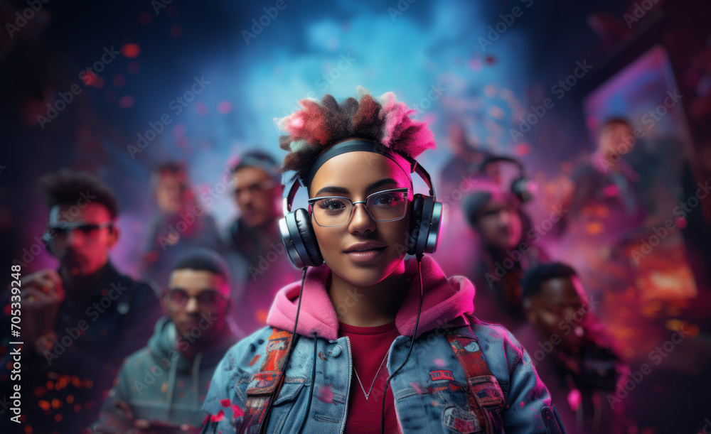 A collage of diverse gamers, highlighting the inclusivity of the gaming community across ages, genders, and backgrounds. Generative Ai. A collage of diverse gamers, highlighting the inclusivity of the gaming community across ages, genders, and backgrounds. Generative Ai.
