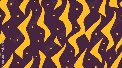 Hand drawn background with lines. Zebra animal skin seamless pattern. Parallelogram Pattern Of Color Combinations Background. Seamless vector pattern with curved shapes.