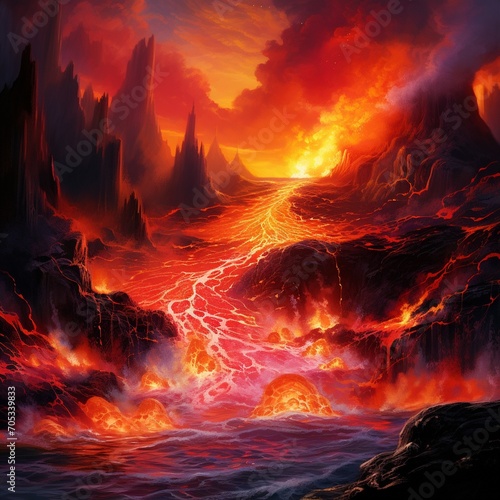 Lava Cascade