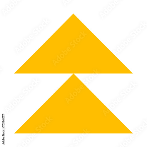 Retro geometric abstract shape elements