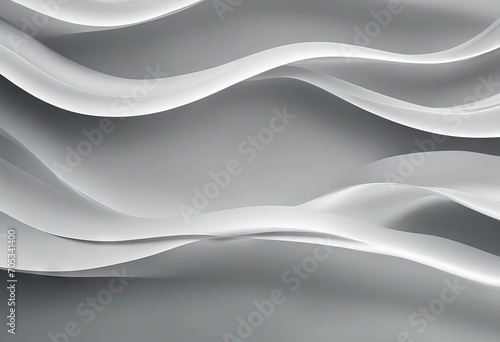 Smooth and clean vector subtle background illustration abstract white light gray wave flowing lines curve luxury elegant texture stock illustrationBackgrounds Wave Pattern White Color Textured