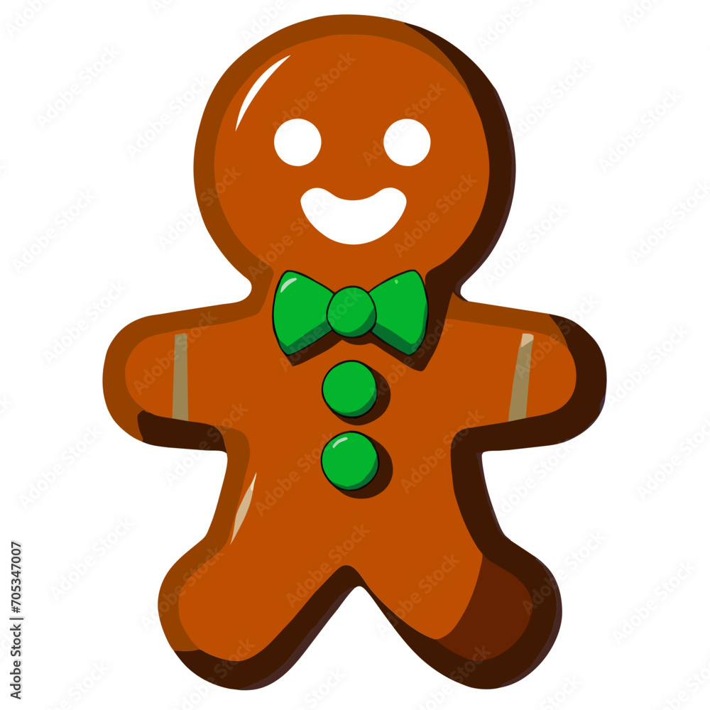 Gingerbread man. New year cookies, sweets. Cute christmas gingerbread man in flat style isolated on white background. Christmas icon. Holiday winter symbols. Festive treats. Vector illustration Gingerbread man. New year cookies, sweets. Cute christmas gingerbread man in flat style isolated on white background. Christmas icon. Holiday winter symbols. Festive treats. Vector illustration