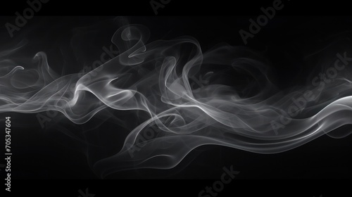 smoke on a black background. High quality photo, background, design, pattern, modern, bright, fog and smoke, illustration, art, abstract backgrounds, creativity