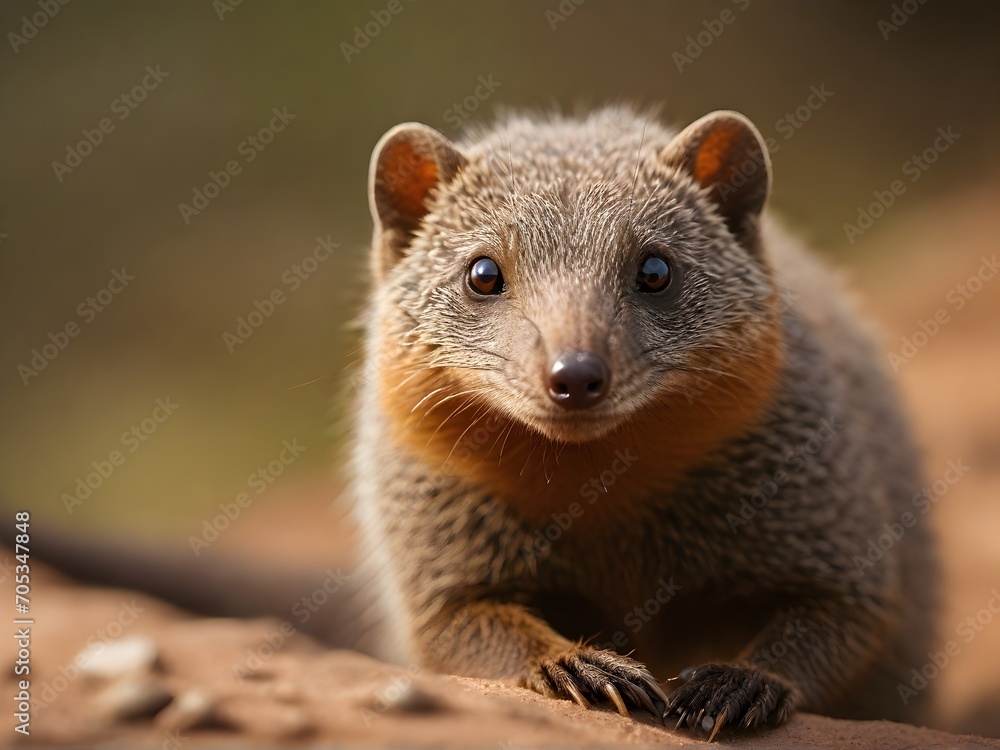 agile nature of the mongoose. in natural habitat agile nature of the mongoose. in natural habitat