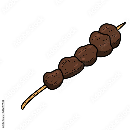 Indonesian food sate