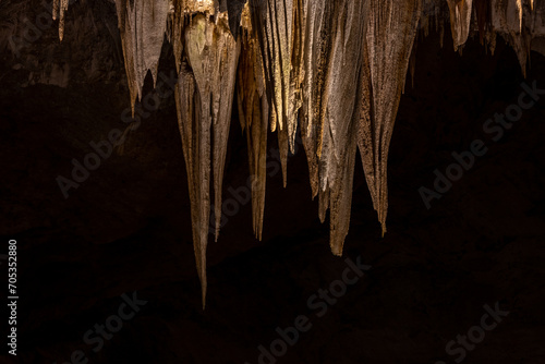 The Chandelier Hangs As a Centerpiece In Carlsbad Caverns