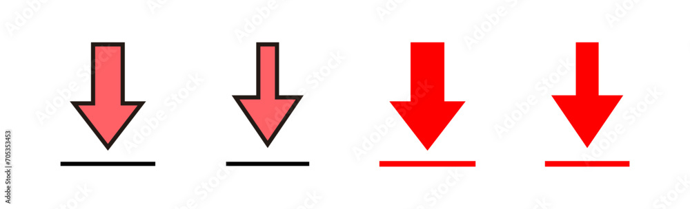 Download icon set illustration. Download sign and symbol Download icon set illustration. Download sign and symbol