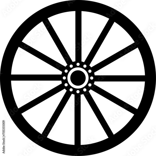 Wagon wheel photo