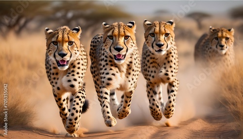 Cheetah in the wild