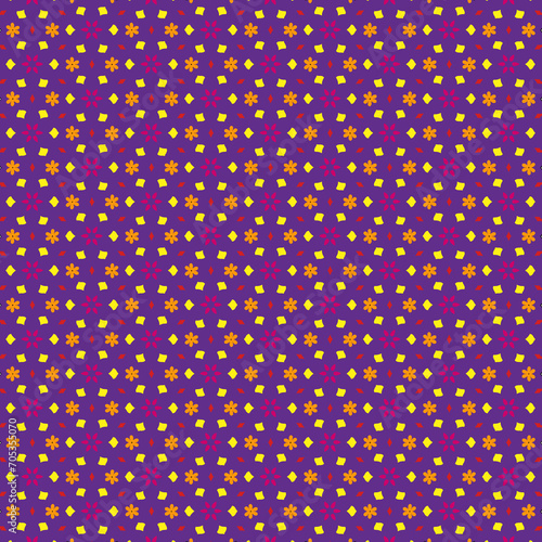 seamless abstract pattern on purple background 