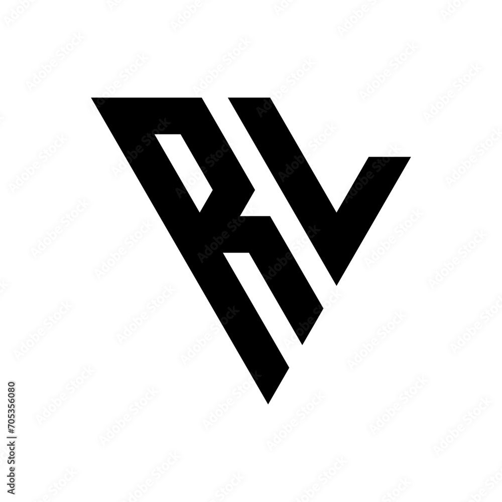 Triangle Letter RL Logo Triangle Letter RL Logo