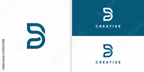 LETTER D ICON SIMPLE LOGO