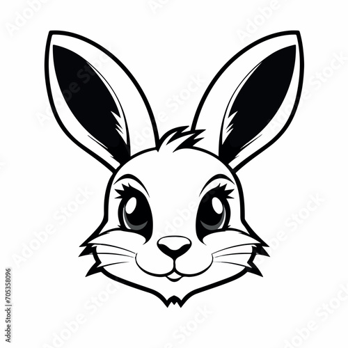 Vector illustration of Easter bunny ears masks. © OLGA