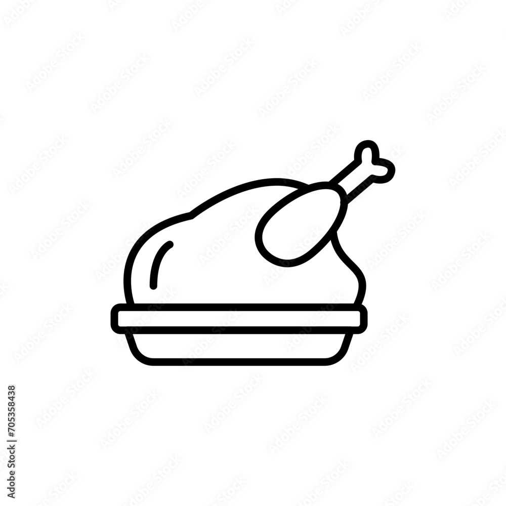 Turkey outline icons, minimalist vector illustration ,simple transparent graphic element .Isolated on white background Turkey outline icons, minimalist vector illustration ,simple transparent graphic element .Isolated on white background