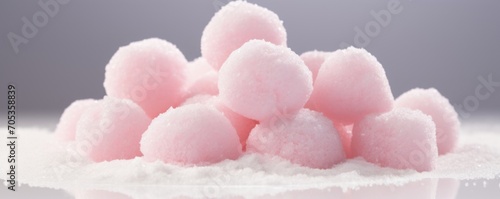Puffy sugar tufts Packed with an airy texture reminiscent of a soft cumulus cloud, these sugar tufts conceal an enchanting explosion of saccharine flavor guaranteed to transport your taste