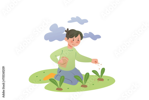 Boy was Fertilising the Plants | Storybook Eco Kids