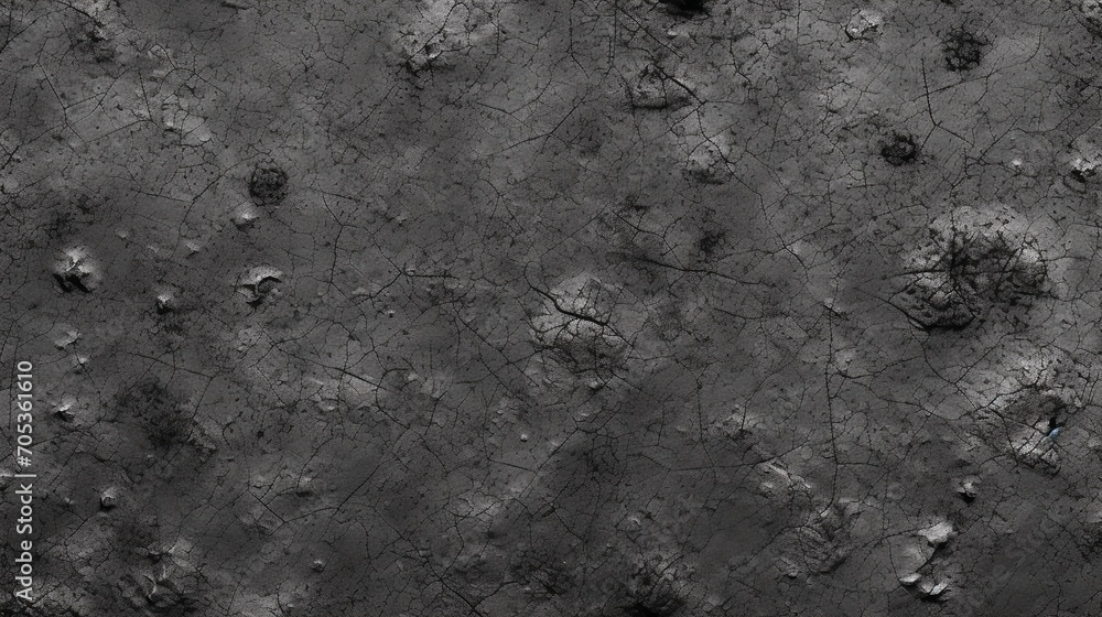 A cracked and fractured cement concrete wall. Close up. pattern. Generative AI A cracked and fractured cement concrete wall. Close up. pattern. Generative AI