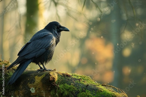 Carrion Crow, Full body shot, photo