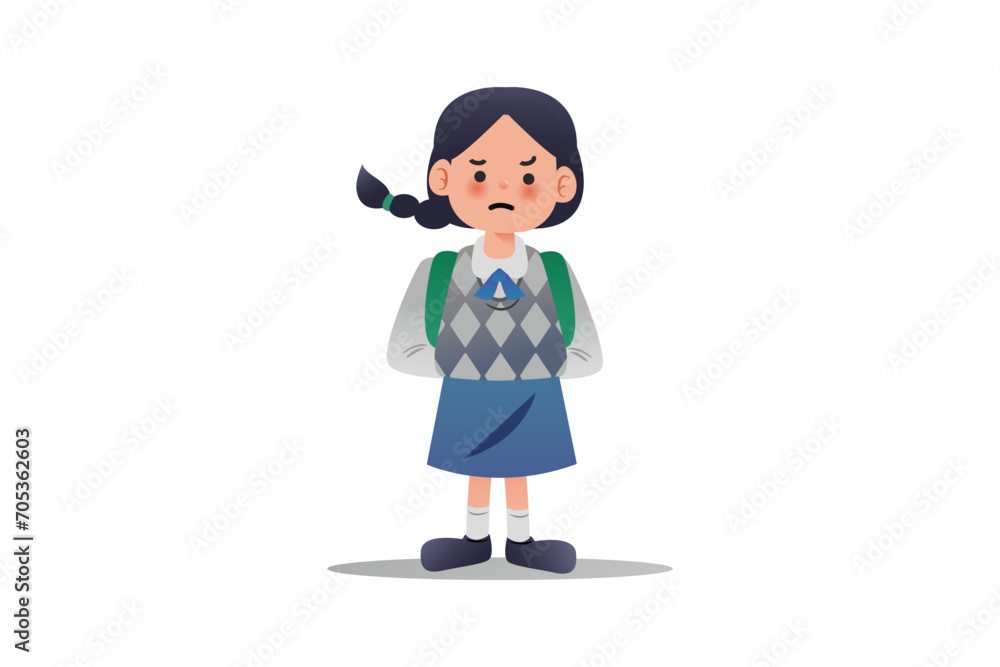 Girl Suppressed her Rage | Student Edition Girl Suppressed her Rage | Student Edition
