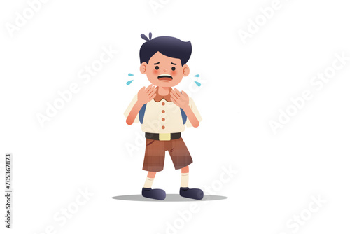 Boy's Expression When Scared | Student Edition 