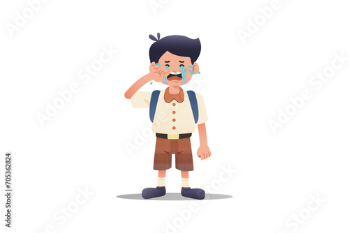  Boy's Expression When He Cries | Student Edition 