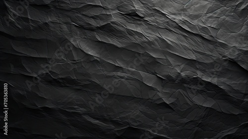 Dark grey black slate texture background. Pattern of grey black stone wall design art.