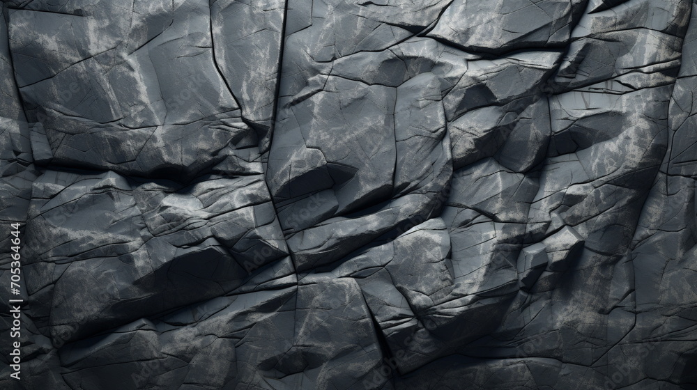 3D rendering of granite wall, texture, brick wall surface, stone wall, rock wall - Generative AI