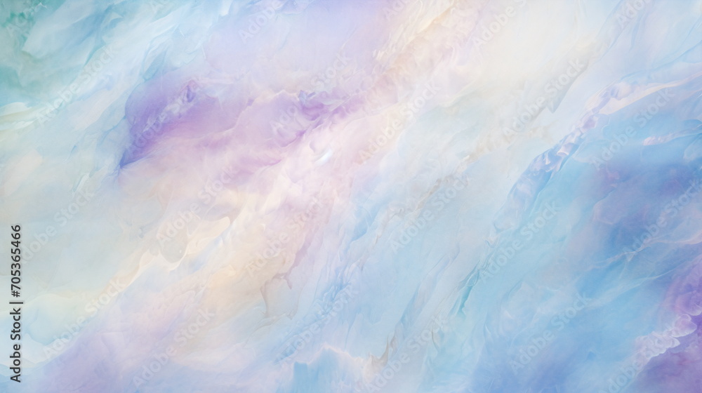 Abstract watercolor texture background pattern in blue and purple pastel tones. Generative AI