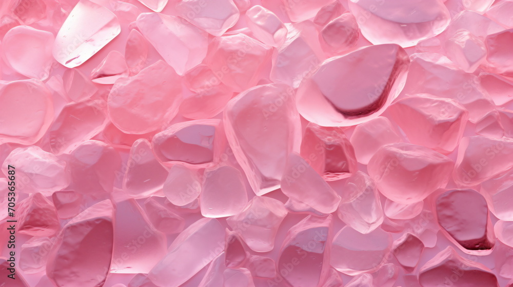 Pink crystal texture background - Generative AI