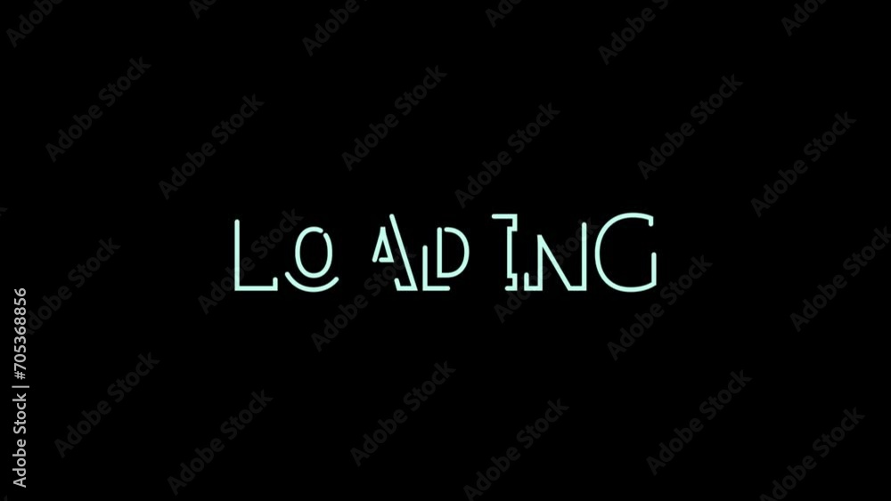 Loading animation video Loading animation video