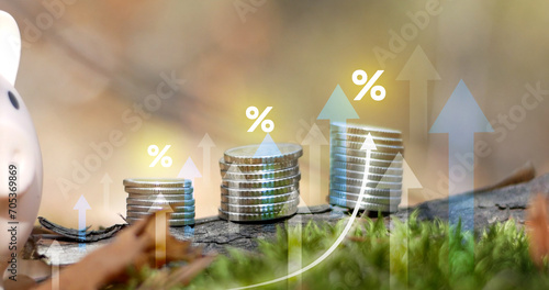 Принти на полотні Investments concept