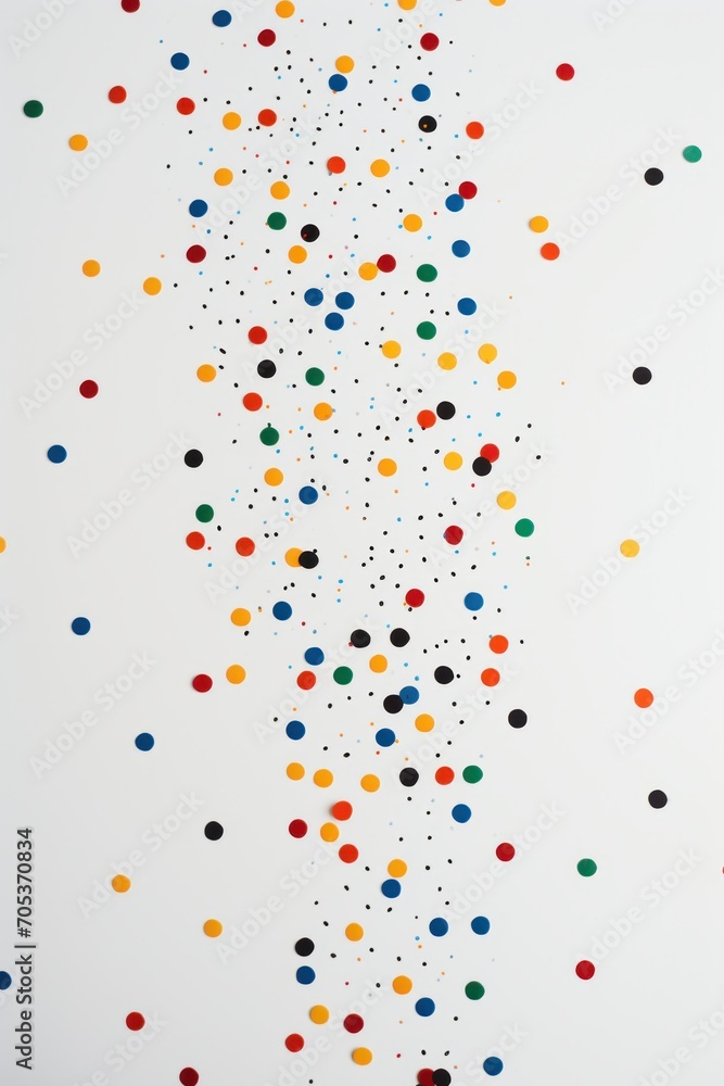 Close-up of New Years confetti in minimalist style AI generated Close-up of New Years confetti in minimalist style AI generated