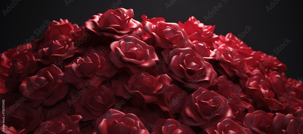 Naklejka premium collection of roses, flower, love 13