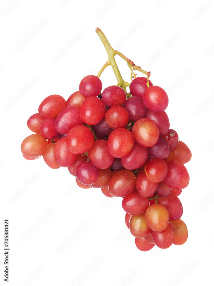 Tasty ripe grapes on white background Tasty ripe grapes on white background