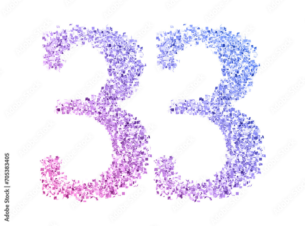 Gradient glitter number33 Gradient glitter number33