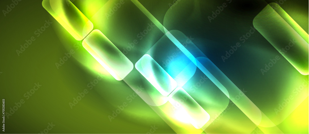 Neon glass shapes for your text or product presentation geometric background. Vector illustration For Wallpaper, Banner, Background, Card, Book Illustration, landing page Neon glass shapes for your text or product presentation geometric background. Vector illustration For Wallpaper, Banner, Background, Card, Book Illustration, landing page