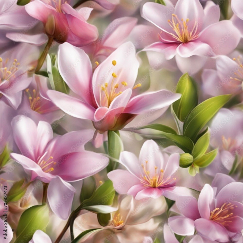 Springtime Glory: Scented Petals in an Enchanting Oasis Springtime Glory: Scented Petals in an Enchanting Oasis