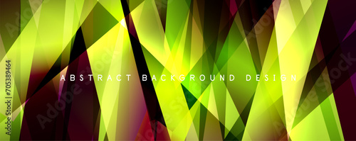 Breaking Glass Background, Kaleidoscope effect. Transparent Straight Lines. Dynamic Light Rays effect. Vector Illustration For Wallpaper, Banner, Background, Card, Book Illustration, landing page
