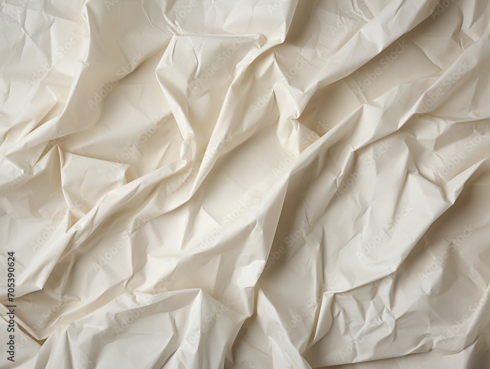 Crumpled Elegance: White or Monochrome Textured Paper Background. Subtle Folds Create a Delicate Yet Dynamic Canvas, Perfect for Versatile Design, Adding Depth to Visual Projects with a Touch of Vinta Crumpled Elegance: White or Monochrome Textured Paper Background. Subtle Folds Create a Delicate Yet Dynamic Canvas, Perfect for Versatile Design, Adding Depth to Visual Projects with a Touch of Vinta