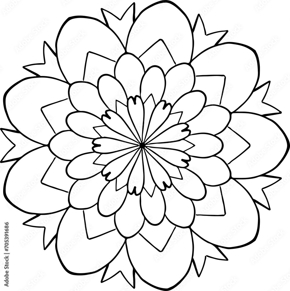 Mandala Circle Ornament Element Mandala Circle Ornament Element