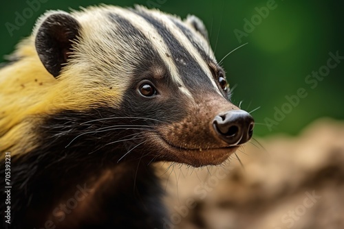 Honey badger in wildlife photo