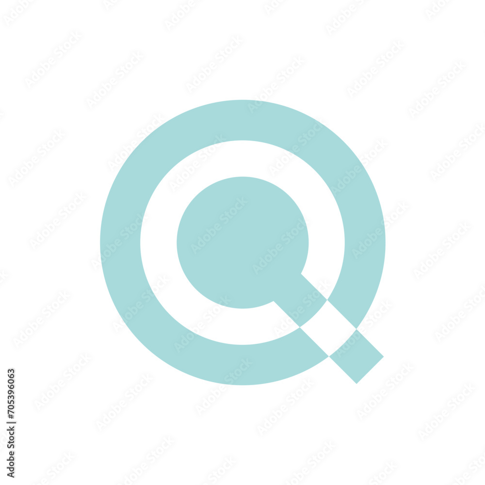 Monogram Q design vector logo. Monogram initial letter mark Q logo design. Monogram design vector logo. Monogram initial letter mark Q logo design. Simple Q monogram. Monogram Q design logo