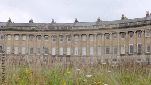 Royal Crescent Located in Bath, United Kingdom